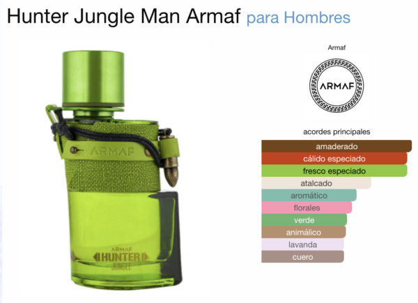 Armaf Hunter Jungle EDP (Caballero) - 100 ml - Imagen 2